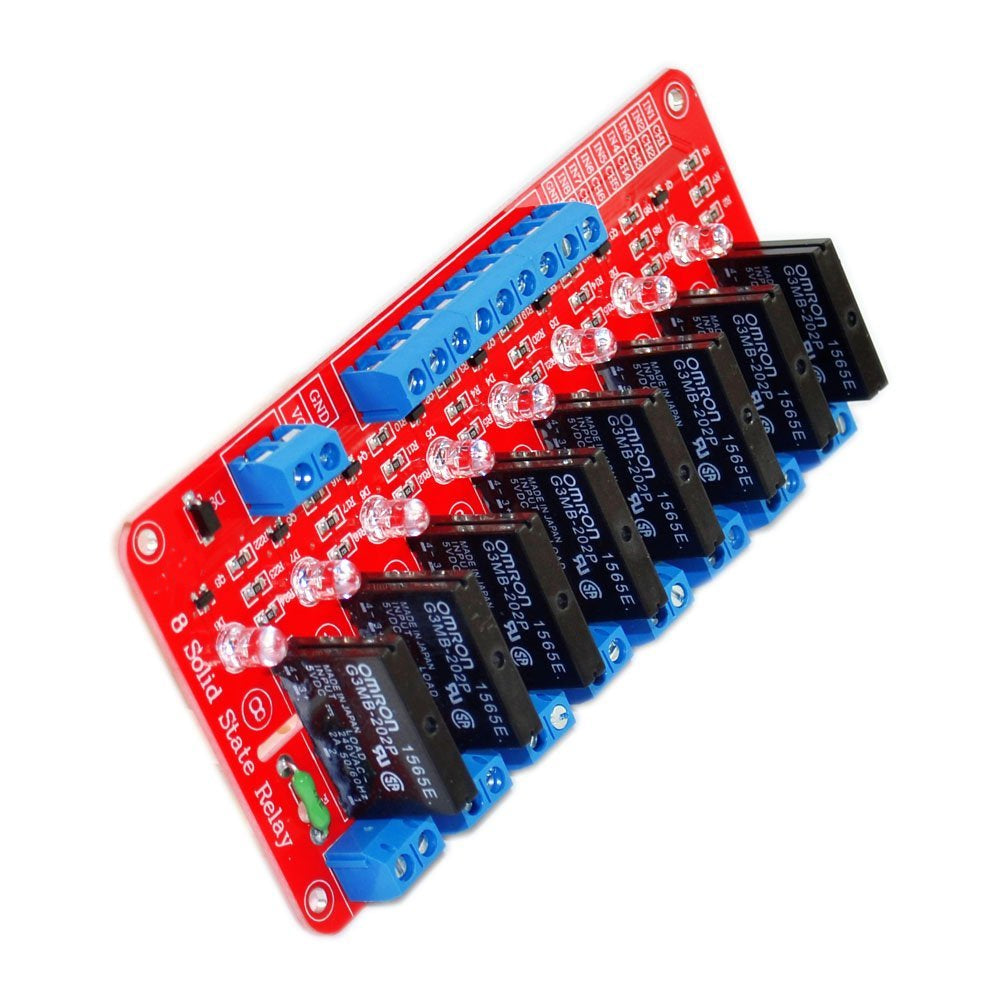 Tolako 5V Solid State Relay SSR Module Board for Arduino Uno Duemilanove MEGA2560 MEGA1280 ARM DSP PIC