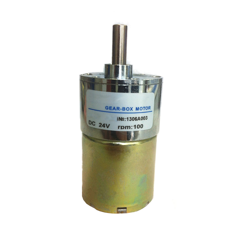 Tolako 37mm 24V High Torque DC Permanent Magnet Gear Motor 100rpm Metal Geared Motor