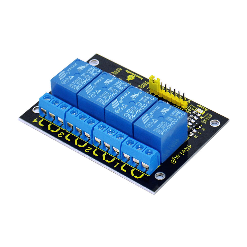 Tolako 4 Channel Relay Module for Arduino Electronic Electricity Appliance Devices